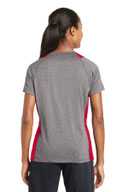 Sport-Tek ®  Ladies Heather Colorblock Contender ™  V-Neck Tee. LST361