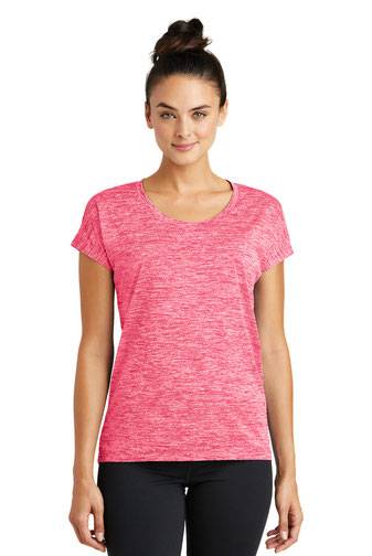 Sport-Tek ®  Ladies PosiCharge ®  Electric Heather Sporty Tee. LST390
