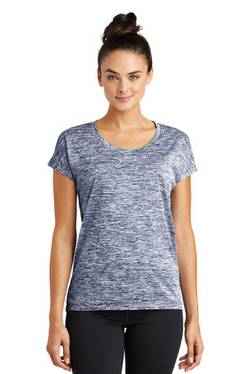 Sport-Tek ® Ladies PosiCharge ® Electric Heather Sporty Tee. LST390 Sport-Tek ® Ladies PosiCharge ® Electric Heather Sporty Tee. LST390