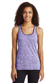 Sport-Tek® Tank Top - Ladies PosiCharge® Electric Heather Racerback Tank LST396