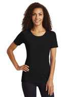 Sport-Tek  ®  Ladies PosiCharge  ®  Tri-Blend Wicking Scoop Neck Raglan Tee. LST400