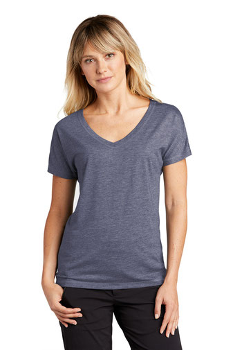 Sport-Tek  &#174;  Ladies PosiCharge  &#174;  Tri-Blend Wicking Dolman Tee. LST401