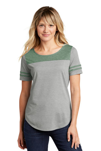 Sport-Tek  &#174;  Ladies PosiCharge  &#174;  Tri-Blend Wicking Fan Tee. LST403