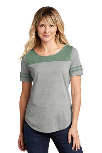 Sport-Tek  ®  Ladies PosiCharge  ®  Tri-Blend Wicking Fan Tee. LST403