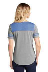 Sport-Tek  ®  Ladies PosiCharge  ®  Tri-Blend Wicking Fan Tee. LST403