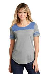 Sport-Tek  ®  Ladies PosiCharge  ®  Tri-Blend Wicking Fan Tee. LST403