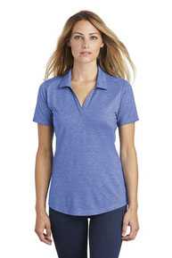 Sport-Tek  ®  Ladies PosiCharge  ®  Tri-Blend Wicking Polo. LST405