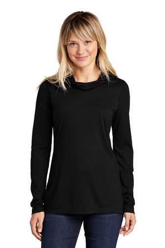 Sport-Tek  &#174;  Ladies PosiCharge  &#174;  Tri-Blend Wicking Long Sleeve Hoodie LST406