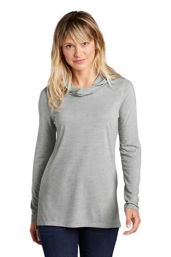 Sport-Tek  &#174;  Ladies PosiCharge  &#174;  Tri-Blend Wicking Long Sleeve Hoodie LST406