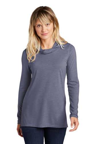 Sport-Tek  &#174;  Ladies PosiCharge  &#174;  Tri-Blend Wicking Long Sleeve Hoodie LST406