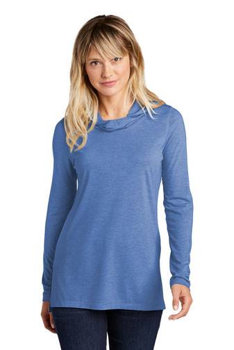 Sport-Tek  ®  Ladies PosiCharge  ®  Tri-Blend Wicking Long Sleeve Hoodie LST406