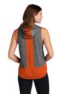Sport-Tek  ®  Ladies PosiCharge  ®  Tri-Blend Wicking Draft Hoodie Tank. LST410