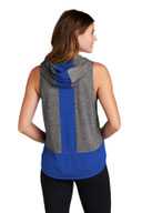 Sport-Tek  ®  Ladies PosiCharge  ®  Tri-Blend Wicking Draft Hoodie Tank. LST410