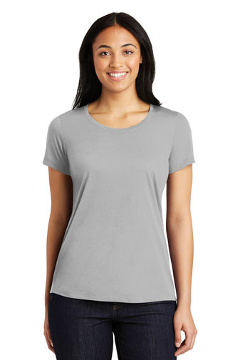 Sport-Tek ®  Ladies PosiCharge ®  Competitor ™  Cotton Touch ™  Scoop Neck Tee.