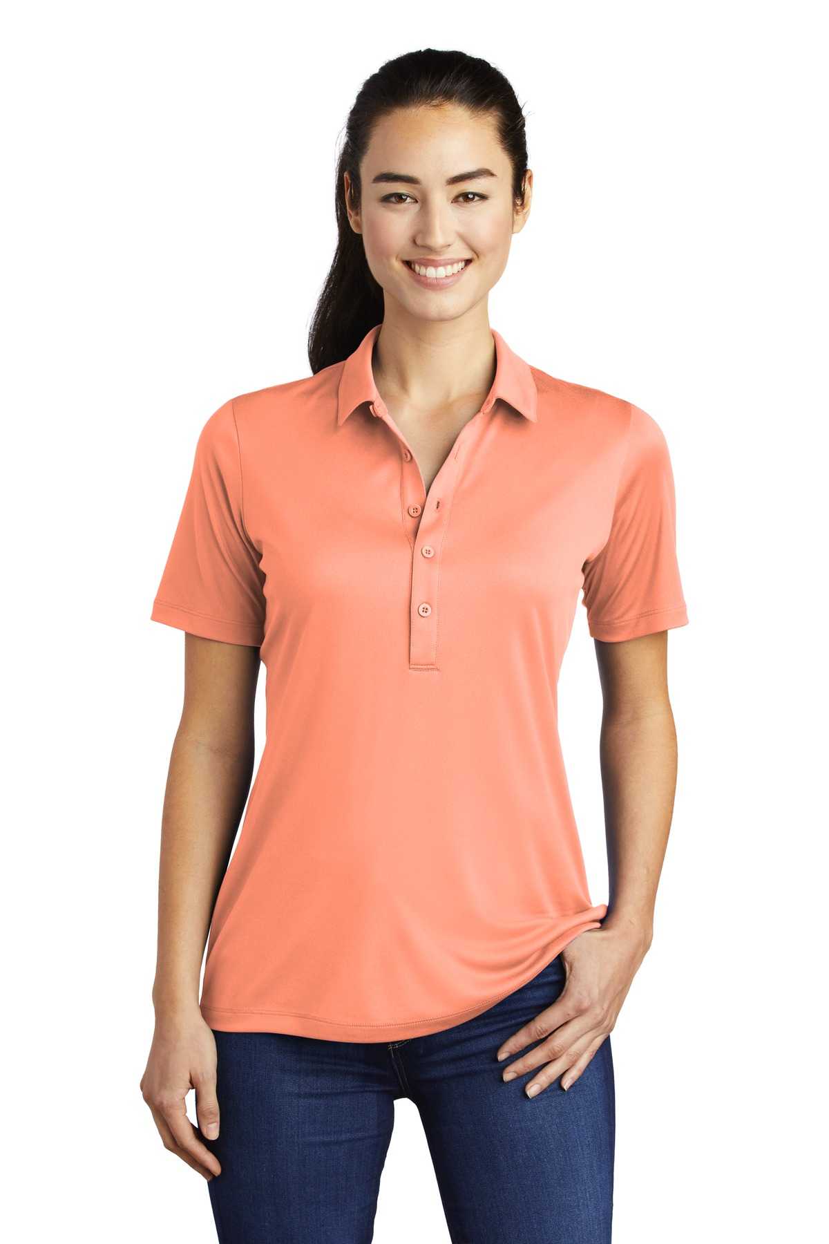 Sport-Tek &#174;  Ladies Posi-UV  &#153;  Pro Polo.  LST520
