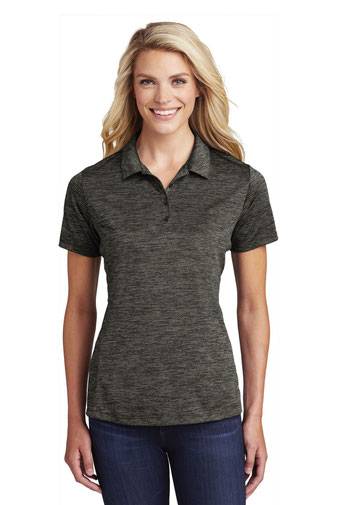 Sport-Tek  ®  Ladies PosiCharge  ®  Electric Heather Polo. LST590