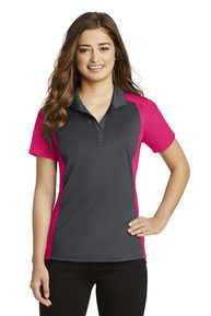 Sport-Tek ®  Ladies Colorblock Micropique Sport-Wick ®  Polo. LST652