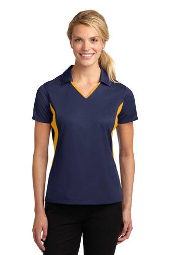 Sport-Tek ®  Ladies Side Blocked Micropique Sport-Wick ®  Polo. LST655