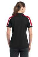 Sport-Tek ®  Ladies Tricolor Shoulder Micropique Sport-Wick ®  Polo. LST658