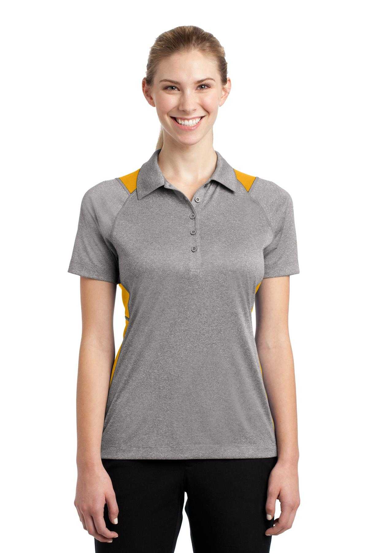 Sport-Tek ®  Ladies Heather Colorblock Contender ™  Polo. LST665