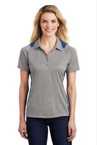 Sport-Tek ®  Ladies Heather Colorblock Contender ™  Polo. LST665
