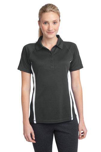 Sport-Tek ®  Ladies PosiCharge ®  Micro-Mesh Colorblock Polo. LST685