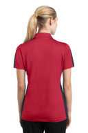Sport-Tek® Polo - Ladies PosiCharge® Active Textured Colorblock Polo Shirt LST695