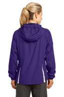Sport-Tek ®  Ladies Colorblock Hooded Raglan Jacket. LST76