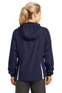 Sport-Tek ®  Ladies Colorblock Hooded Raglan Jacket. LST76
