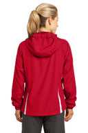 Sport-Tek ®  Ladies Colorblock Hooded Raglan Jacket. LST76