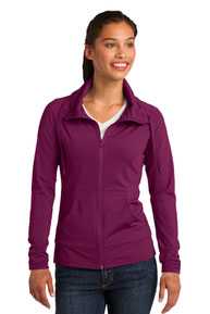 Sport-Tek ®  Ladies Sport-Wick ®  Stretch Full-Zip Jacket. LST852