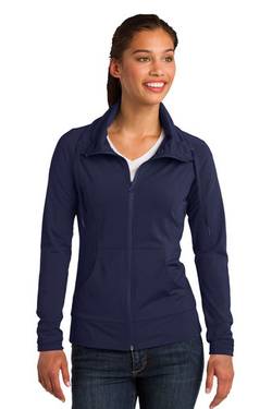 Sport-Tek ® Ladies Sport-Wick ® Stretch Full-Zip Jacket. LST852 Sport-Tek ® Ladies Sport-Wick ® Stretch Full-Zip Jacket. LST852