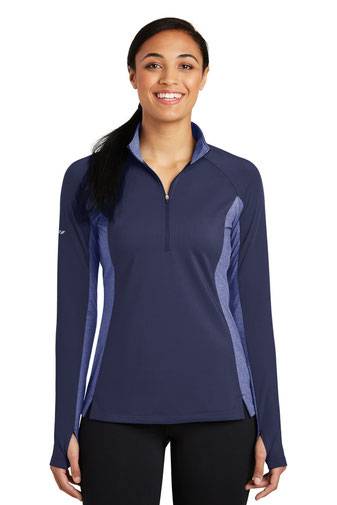 Sport-Tek ®  Ladies Sport-Wick ®  Stretch Contrast 1/2-Zip Pullover. LST854