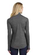 Sport-Tek  ®  Ladies Sport-Wick  ®  Stretch Reflective Heather 1/2-Zip Pullover. LST855