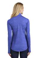 Sport-Tek  ®  Ladies Sport-Wick  ®  Stretch Reflective Heather 1/2-Zip Pullover. LST855
