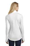 Sport-Tek  ®  Ladies Sport-Wick  ®  Stretch Reflective Heather 1/2-Zip Pullover. LST855