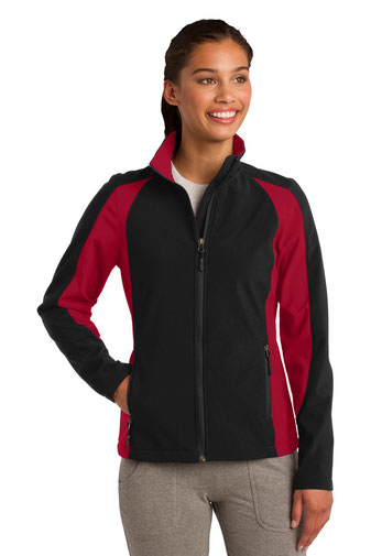 Sport-Tek &#174;  Ladies Colorblock Soft Shell Jacket. LST970