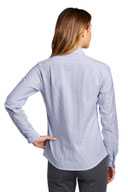 Port Authority Ladies SuperPro ™  Oxford Stripe Shirt. LW657