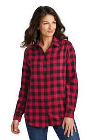 Port Authority Ladies Plaid Flannel Tunic . LW668