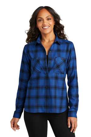 Port Authority ®  Ladies Plaid Flannel Shirt LW669