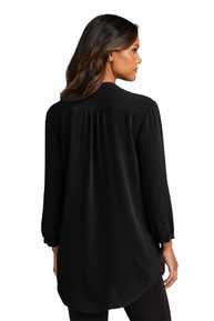 Port Authority ®  Ladies 3/4-Sleeve Textured Crepe Tunic LW713