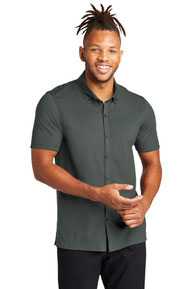 Mercer+Mettle ™  Stretch Pique Full-Button Polo MM1006