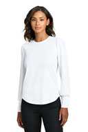 Mercer+Mettle ®  Women's Stretch Jersey Long Sleeve Blouson Top MM1019