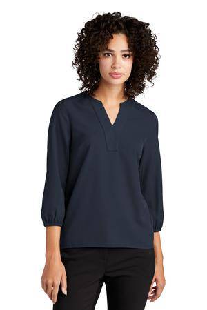 Mercer+Mettle ™  Women's Stretch Crepe 3/4-Sleeve Blouse MM2011