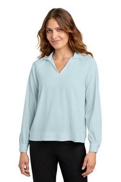Mercer+Mettle ® Women's Long Sleeve Buttery Soft Popover Blouse MM2019 Mercer+Mettle ® Women's Long Sleeve Buttery Soft Popover Blouse MM2019