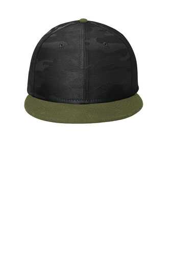 New Era  &#174;  Camo Flat Bill Snapback Cap NE407