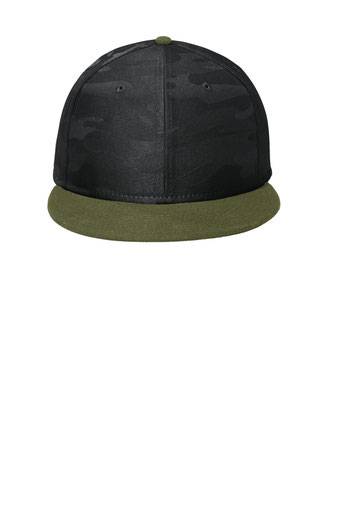 New Era  ®  Camo Flat Bill Snapback Cap NE407
