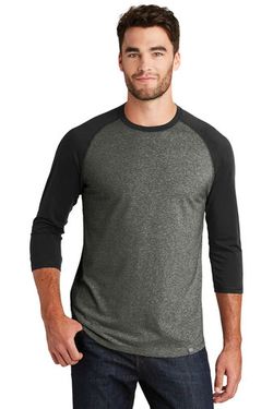 New Era ® Heritage Blend 3/4-Sleeve Baseball Raglan Tee. NEA104 New Era ® Heritage Blend 3/4-Sleeve Baseball Raglan Tee. NEA104