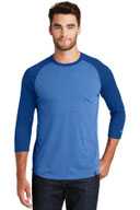 New Era  ®  Heritage Blend 3/4-Sleeve Baseball Raglan Tee. NEA104