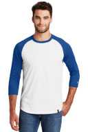 New Era  ®  Heritage Blend 3/4-Sleeve Baseball Raglan Tee. NEA104
